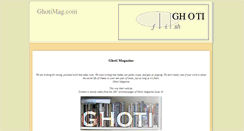 Desktop Screenshot of ghotimag.com